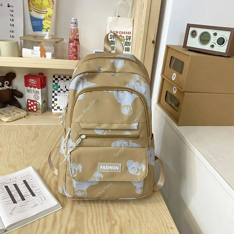 Junior high school schoolbag female ins Sen department all-matching student high appearance level dirt resistant high school durable backpack 1 thumbnail