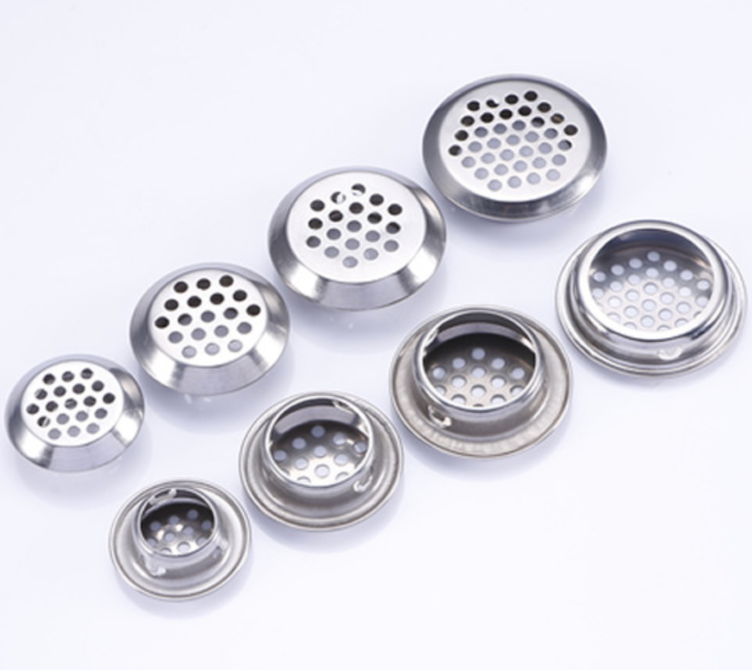 Stainless steel air vent cabinet air vent net round air vent furniture heat dissipation hole shoe cabinet air vent manufacturers wholesale