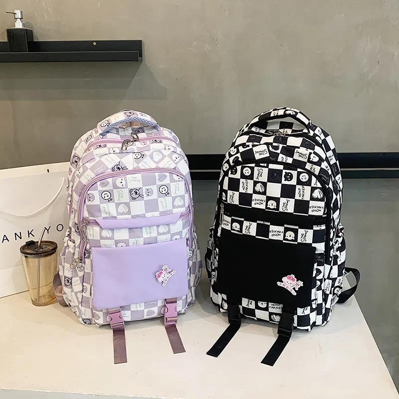 Schoolbag Female students junior high school students grade 45, 6 large capacity high appearance level resistance to dirty backpack backpack tide thumbnail
