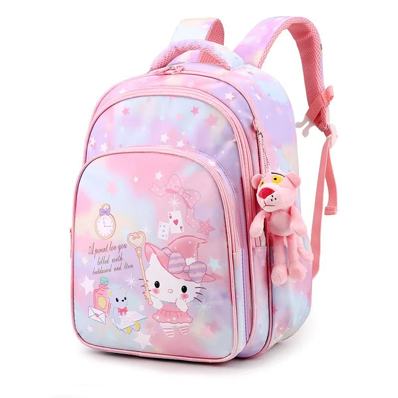 Schoolbag for female primary school students in grades 1-3-4-6 children's backpack super light load reduction ridge protection cute princess backpack large capacity thumbnail