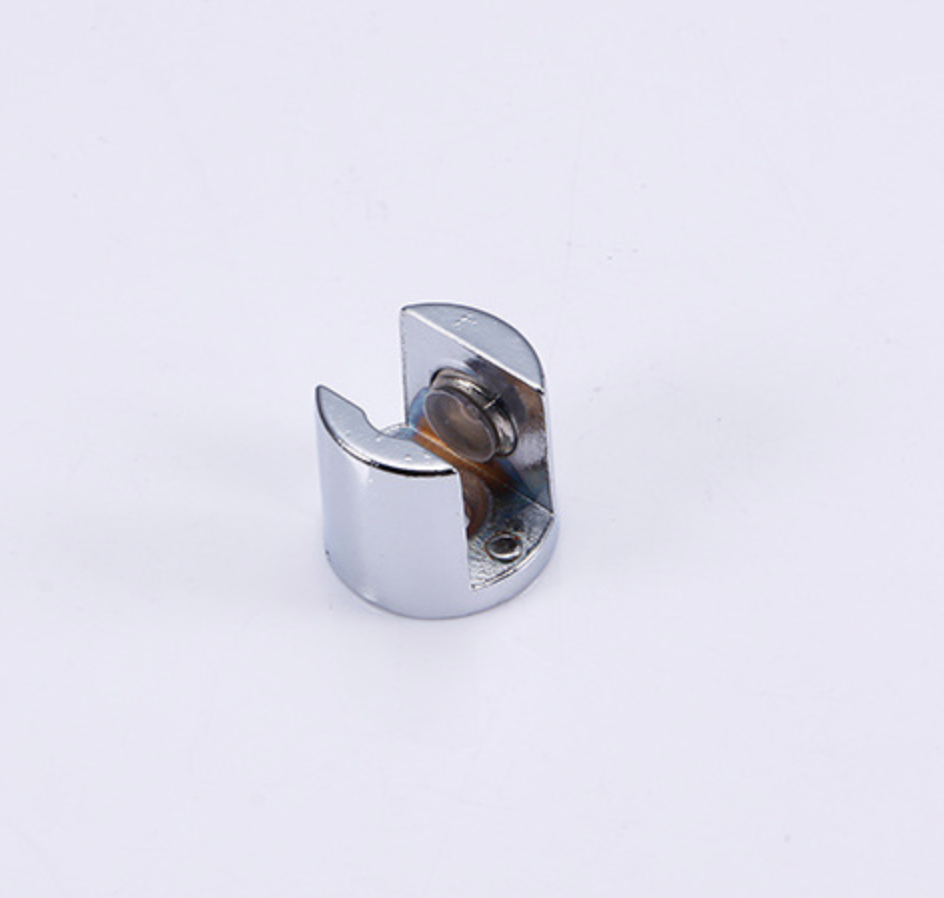 Zinc alloy light fixed laminate clamp U-shaped glass clamp cabinet clamp Shower room glass door clamp furniture fittings