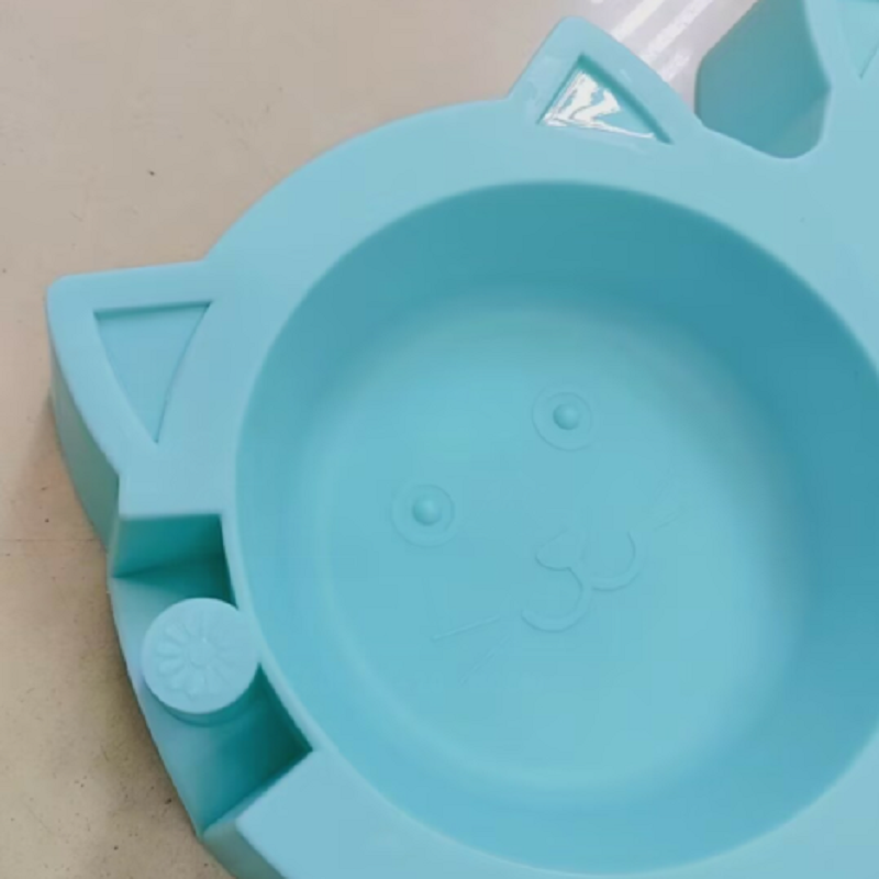猫耳宠物喂食器 猫咪狗狗饮水喂食双碗 宠物用品宠物碗详情3