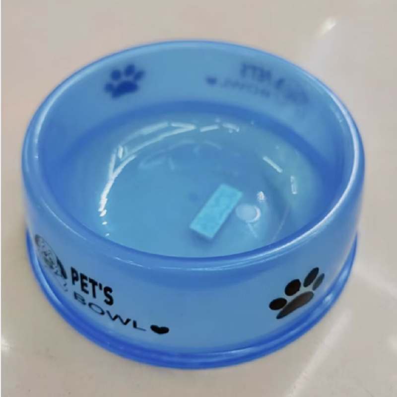 宠物食具 七彩透明猫碗狗粮盆 多种尺寸可定 详情2