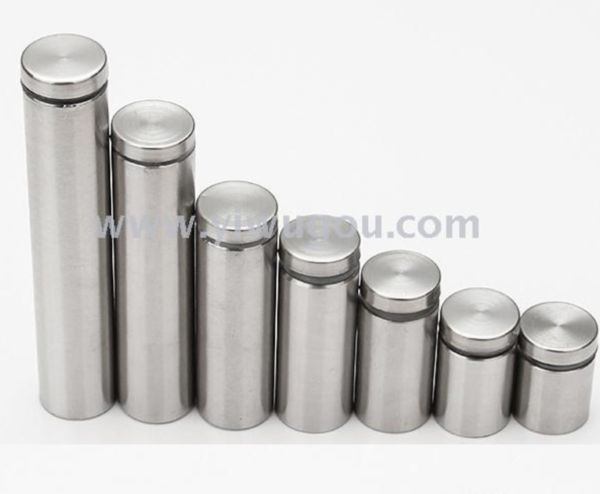 Multi-specification stainless steel hollow decorative nails acrylic support advertising screws billboard nails glass nails