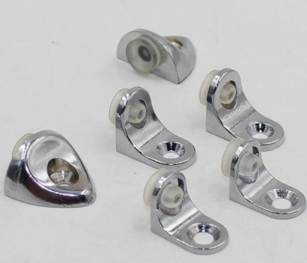 Furniture metal zinc alloy thickened glass lamination tray L core plate with suction cup seven-figure plate tray