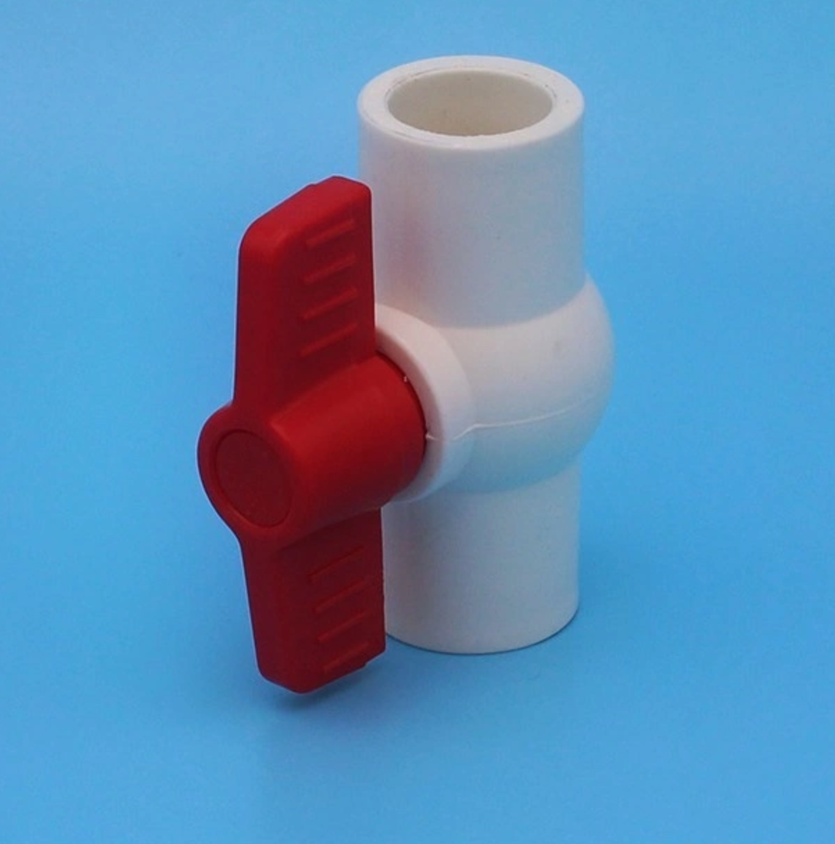 PVC water pipe fitting right Angle straight through valve plug cap plastic fittings