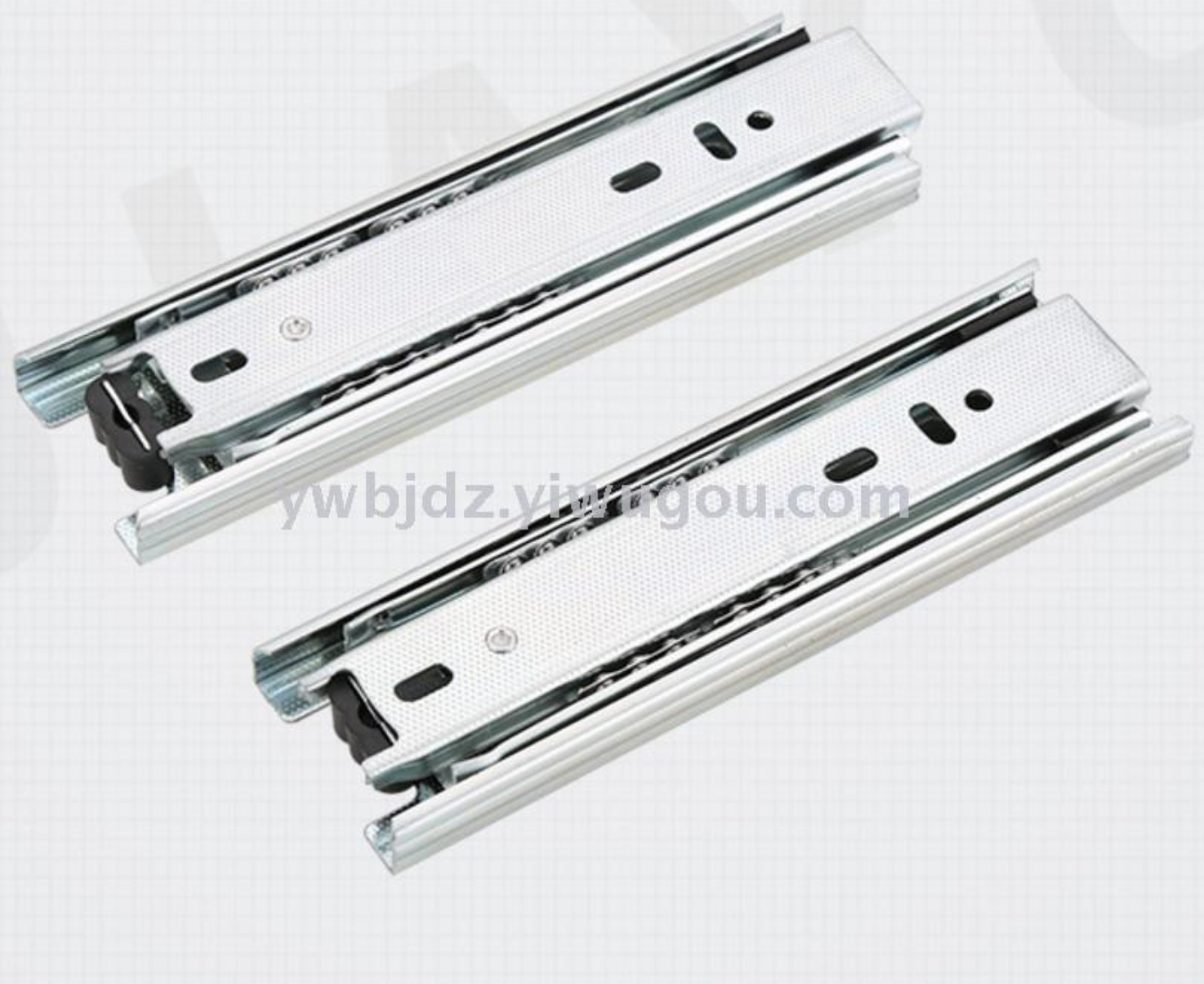 Premium 4510 slide drawer Mute cushioning damper three-section slide ball rails