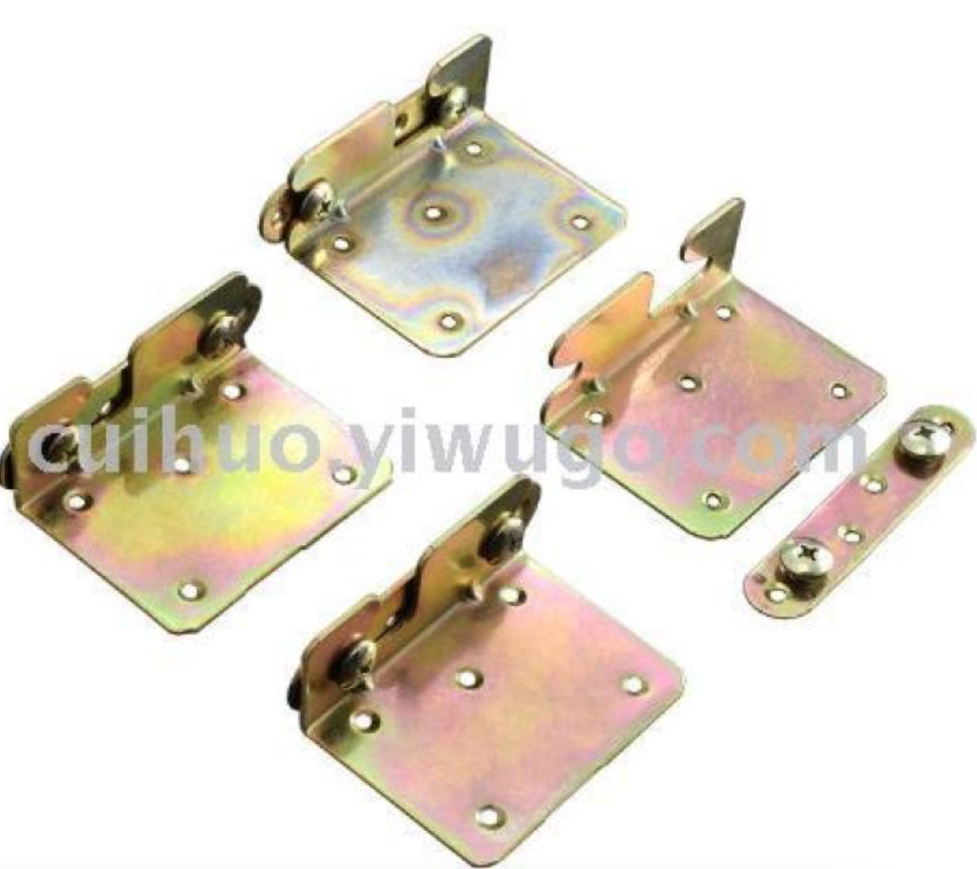 Thickened heavy-duty European bed hinge furniture bed accessories Hardware bed hanging bed plug-in bed special accessories