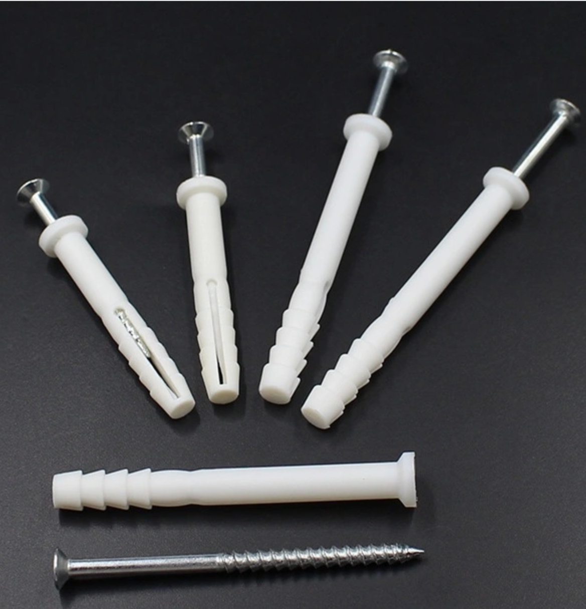 Cabinet expansion screws Plastic expansion tube screws Hanging cabinet extension self-tapping screws m8