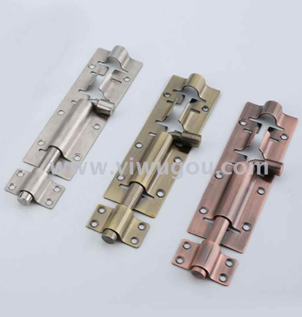 Supply 6/8 "stainless steel large round latch security door Stainless steel latch cabinet door thickened deadbolt