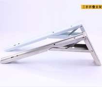 Folding bracket bracket Triangle support bracket Wall wall hanging partition shelf shelf Floor shelf Kitchen computer wall table bracket
