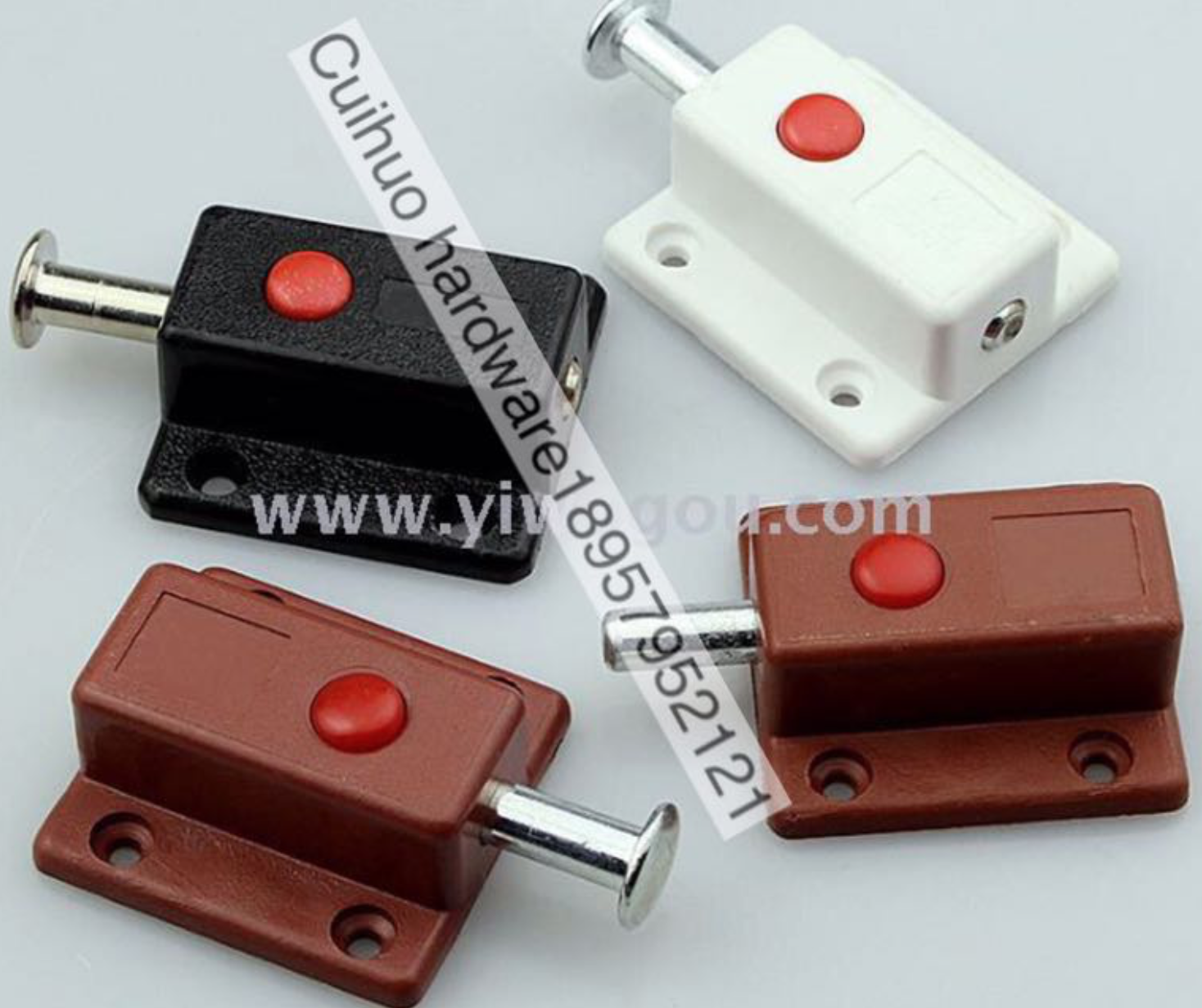 Square plastic latch