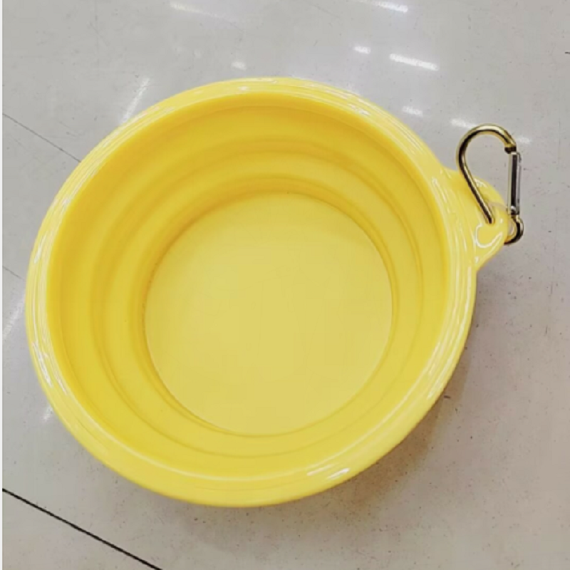 便携式户外宠物硅胶食盆 猫咪狗狗喂食器 饮水碗详情2