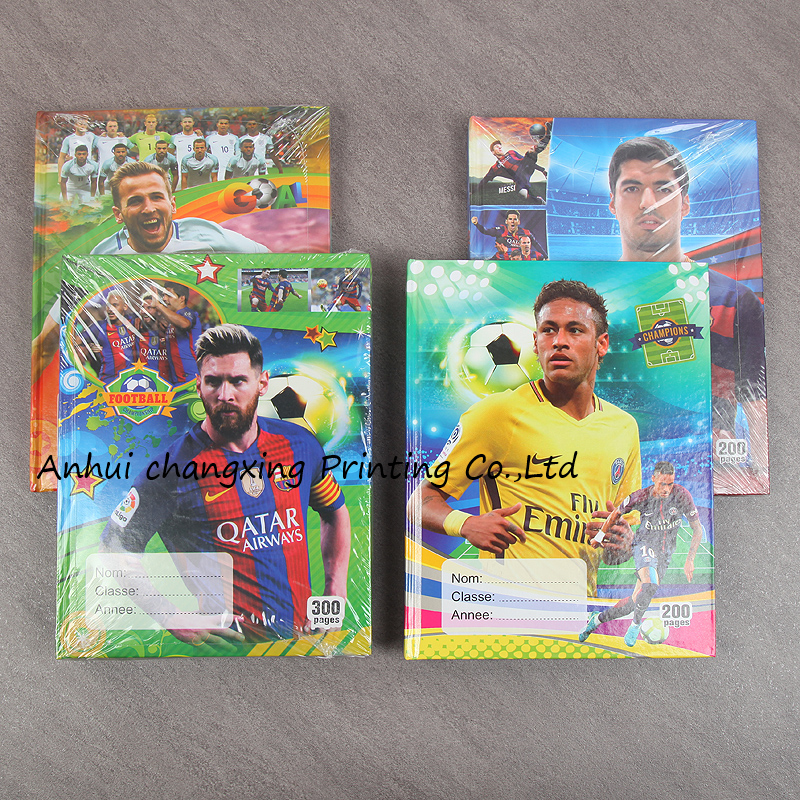 Foreign Trade Book African Notebook Football Star Cover Hard Copy Custom Batch Factory Shop