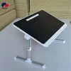 Foldable and height-adjustable bed table, simple bedroom, office, bay window, dormitory, student, laptop, lazy desk details Picture