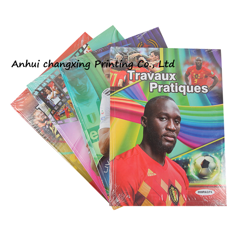 African Foreign Trade Book French A4 Hard Copy Notebook Star Cover Can Be Customized Item Picture