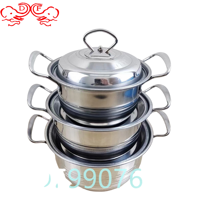 DF99076 Three-piece set Pot Stew pot Double-handled soup pot DF TRADING HOUSE pic 3