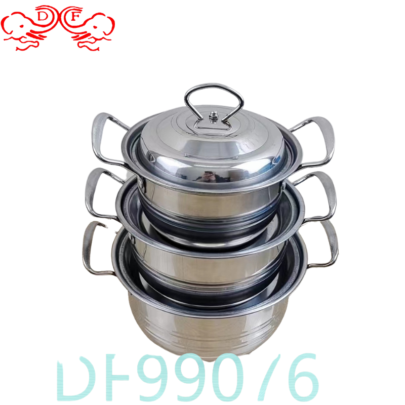 DF99076 Three-piece set Pot Stew pot Double-handled soup pot DF TRADING HOUSE pic 2
