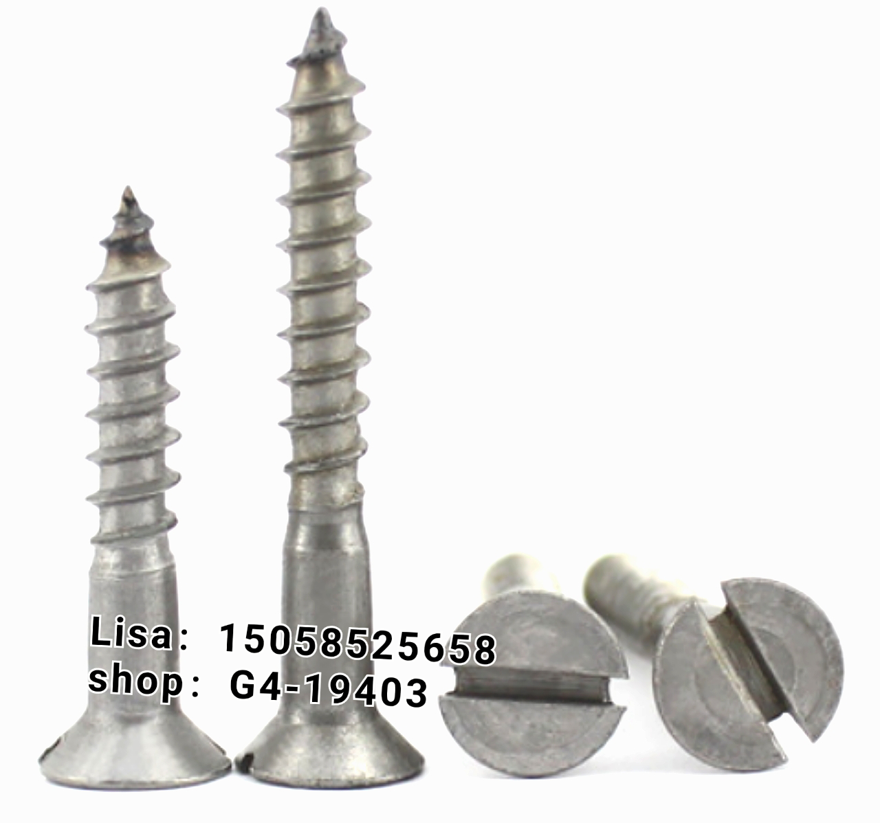 Flat countersunk head wood screws round head mechanism screws outer hexagon natural bolt large flat head bolt thumbnail