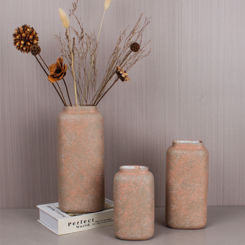 New retro and nostalgic ceramic vases, table flower vases, simple and modern home decoration ornaments and handicrafts Item Picture