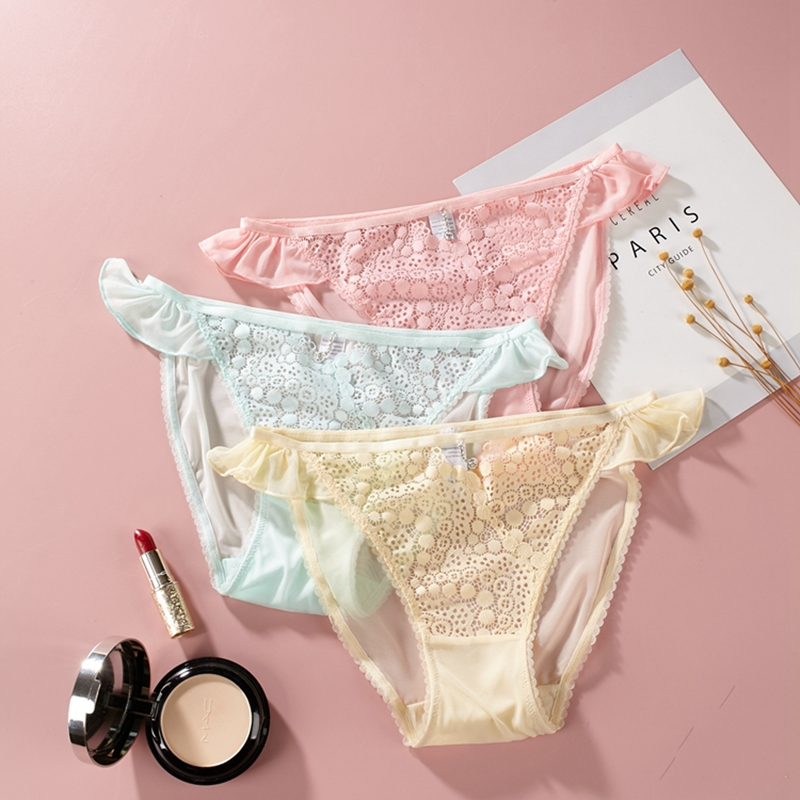 Magic box Mystery Lace lace design cute girl before small pendant Japanese girls lace comfortable breathable thin underwear