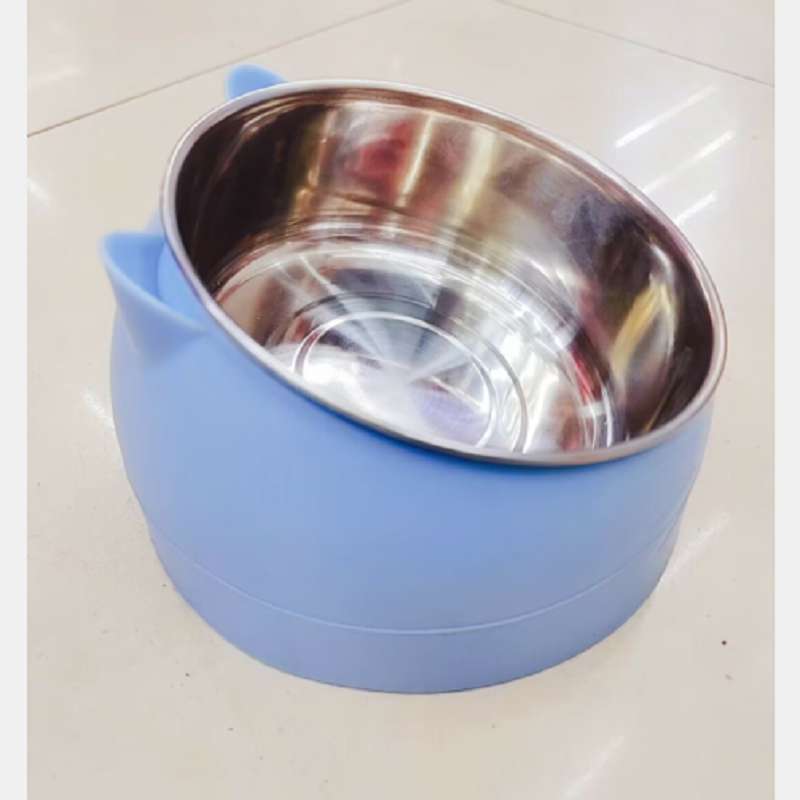Pet feeder Cat drinking and feeding basin Specification drawing
