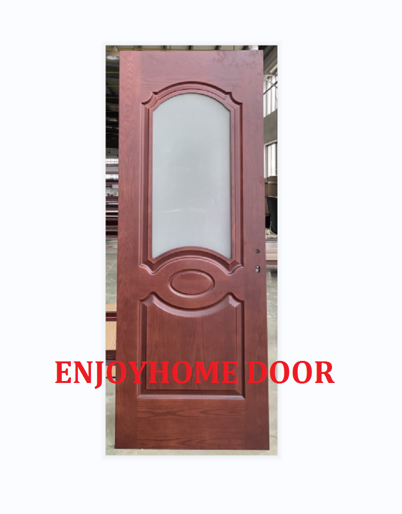 Foreign Trade Interior Door Bedroom Door Glass Door Solid Wood Composite Door details Picture