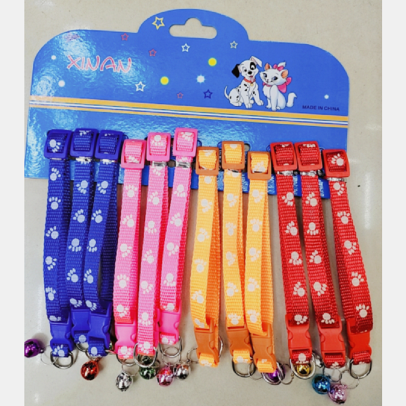 Pet collar Pet accessories 1.5cm footprint nylon collar