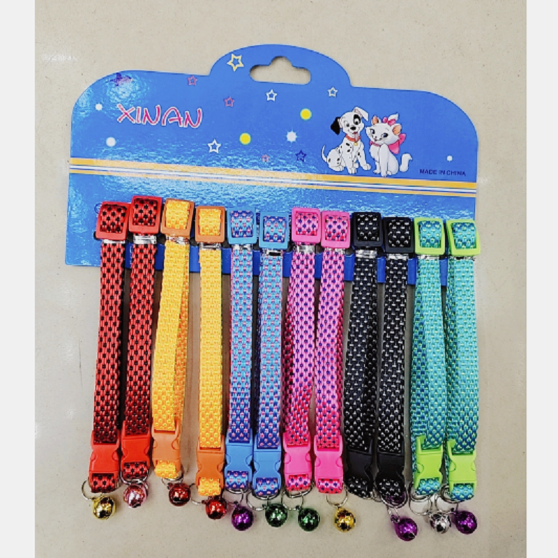Pet collar Pet accessories 2.0cm dot nylon collar