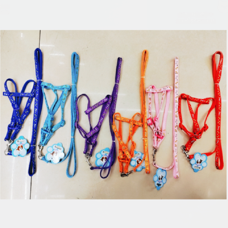 Pet traction rope 1.0cm bone stick cloth traction rope + stick cloth chest back