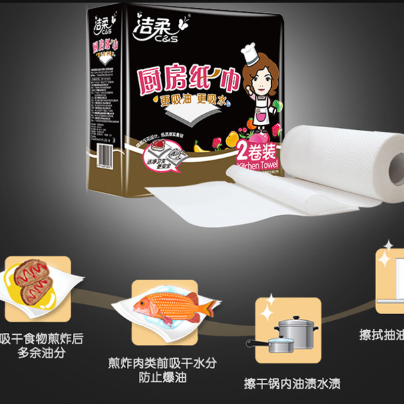 Clean Kitchen Tissue (2 Rolls) details Picture