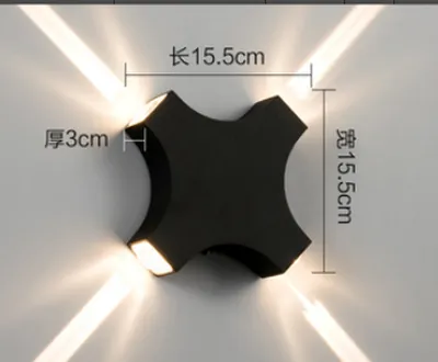 Led Cross Wall Light