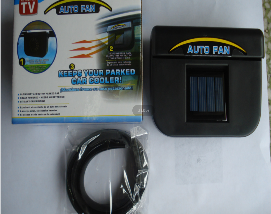 Automobile exhaust fan
