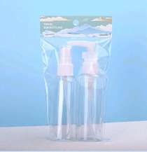 Portable two emulsion bottles spray bottles,
