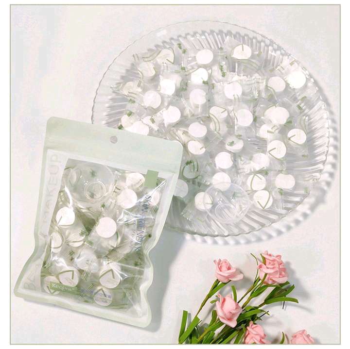 Pack 50 face mask + small bowl disposable compressed face mask paper Travel compressed face mask,