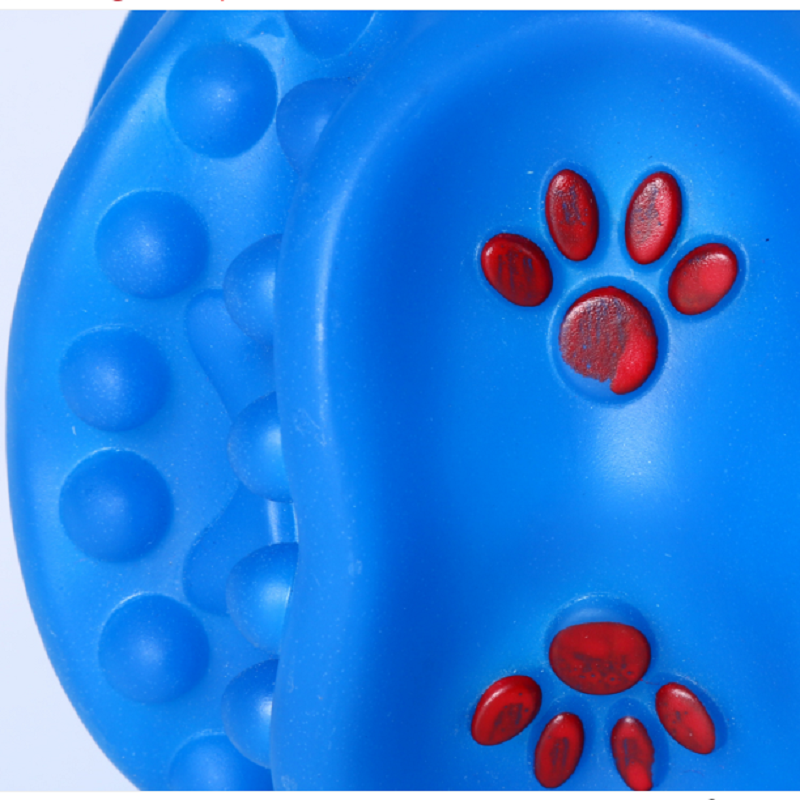 New pet toy food leak ball, curved spherical, making strange noises, food leak ball, colorful dog teething dog toy Item Picture