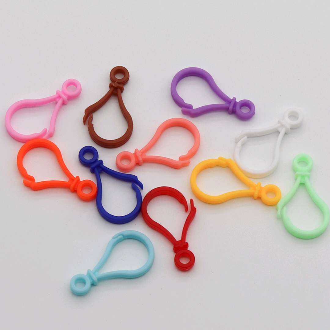 35Mm Plastic Light Bulb Buckle Small Light Bulb Buckle Hook Gourd Hanging Buckle Candy Color Light Bulb Buckle