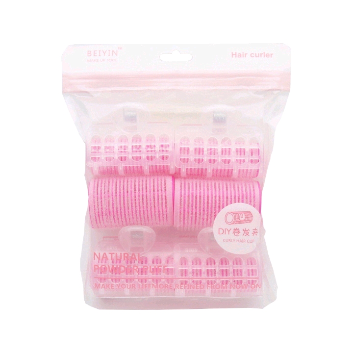 Hair curler Self-adhesive curly bangs Magic curler Plastic curling tool does not damage hair curls'