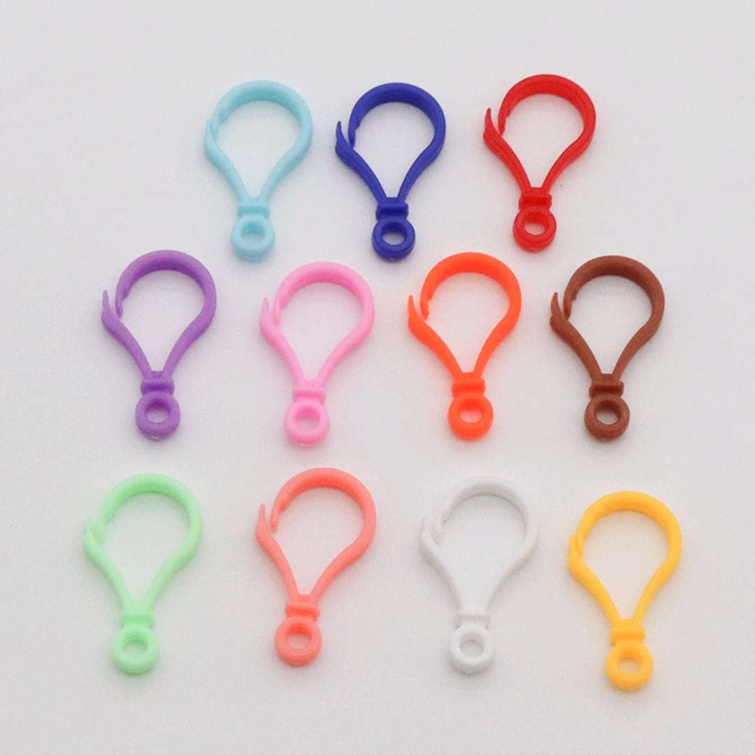 35Mm Plastic Light Bulb Buckle Small Light Bulb Buckle Hook Gourd Hanging Buckle Candy Color Light Bulb Buckle Specification drawing
