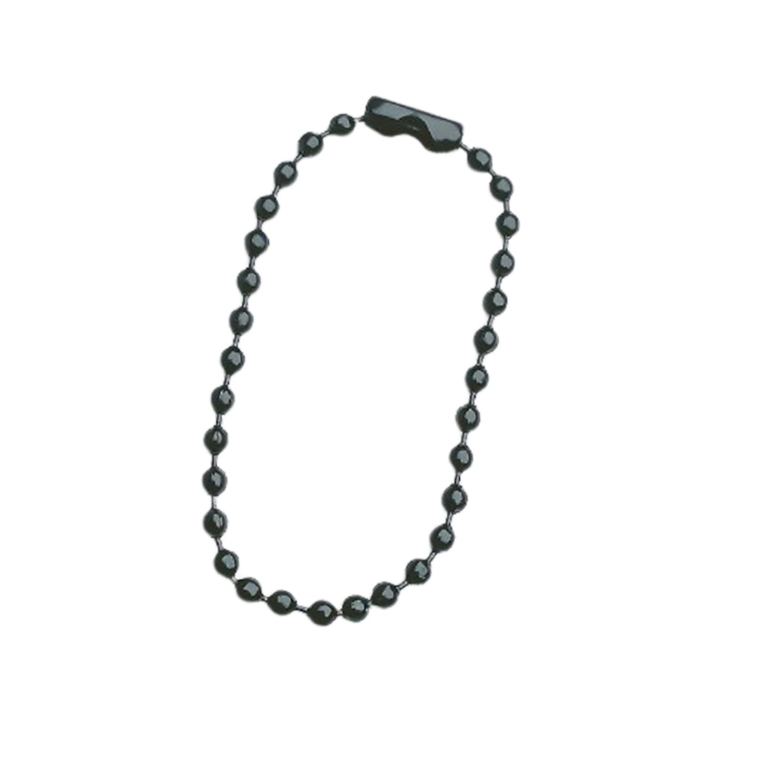 10Cm Paint Beaded Chain Tag Keychain Plush Pendant Connected Wave Beaded Chain Color Pendant Diy Material Wholesale undefined