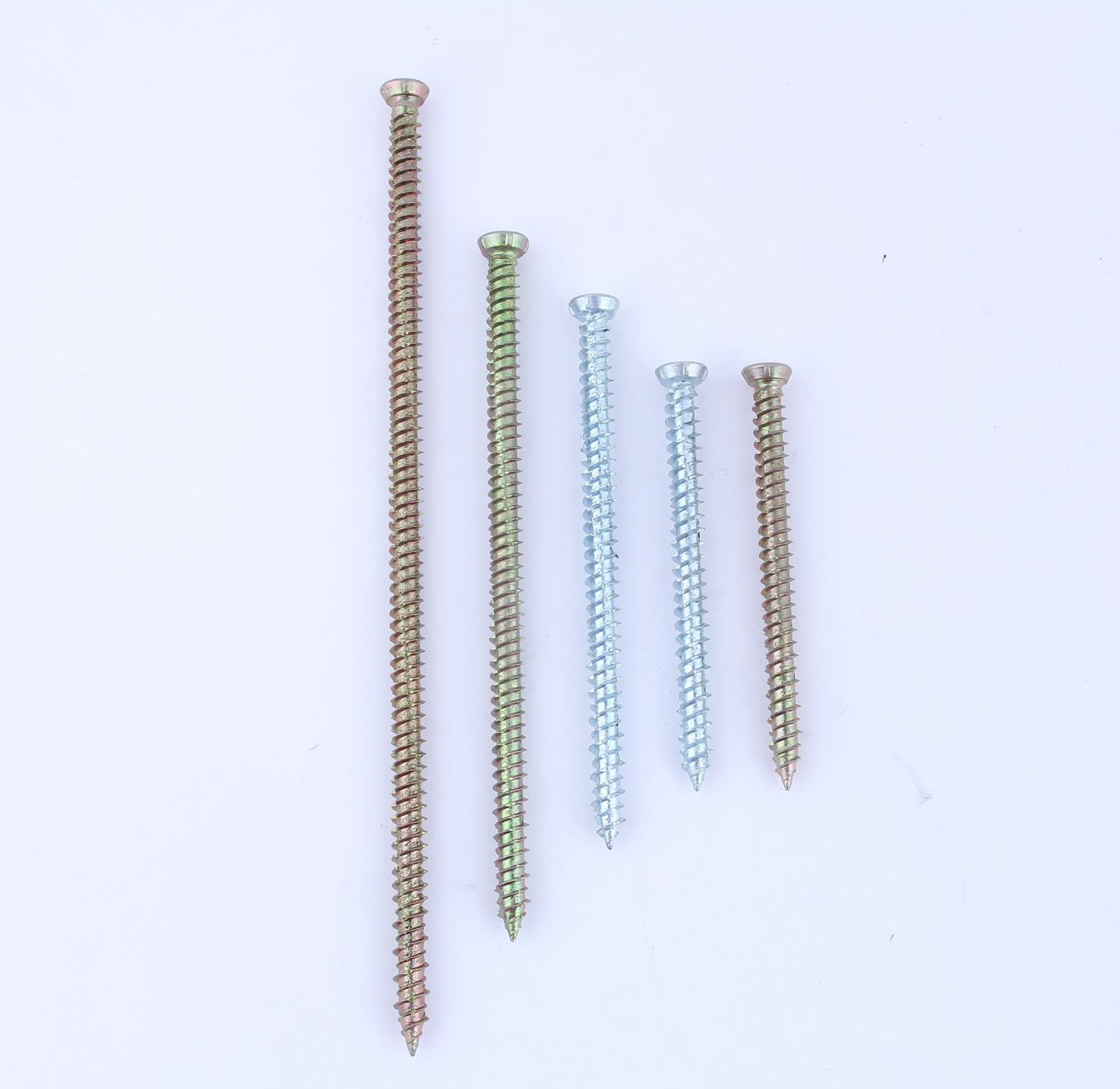 Factory direct sales of countersunk head plum blossom groove cement self-tapping nails, self-tapping screws, special screws for door and window installation, frame screws, cement bolts Item Picture