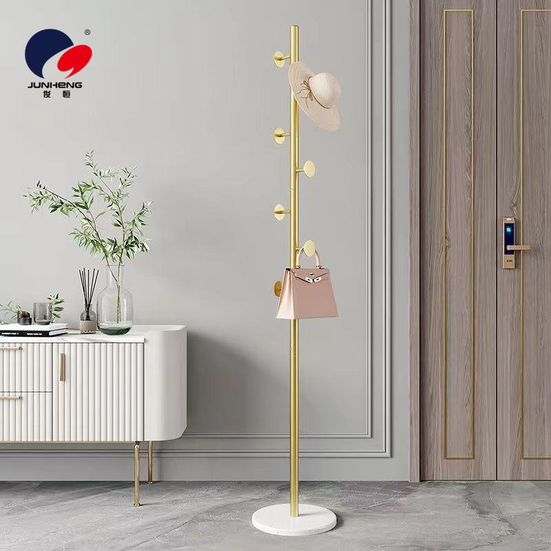 衣帽架子建议落地式树杈圆饼款挂衣服架子立式独立衣架衣帽间卧室