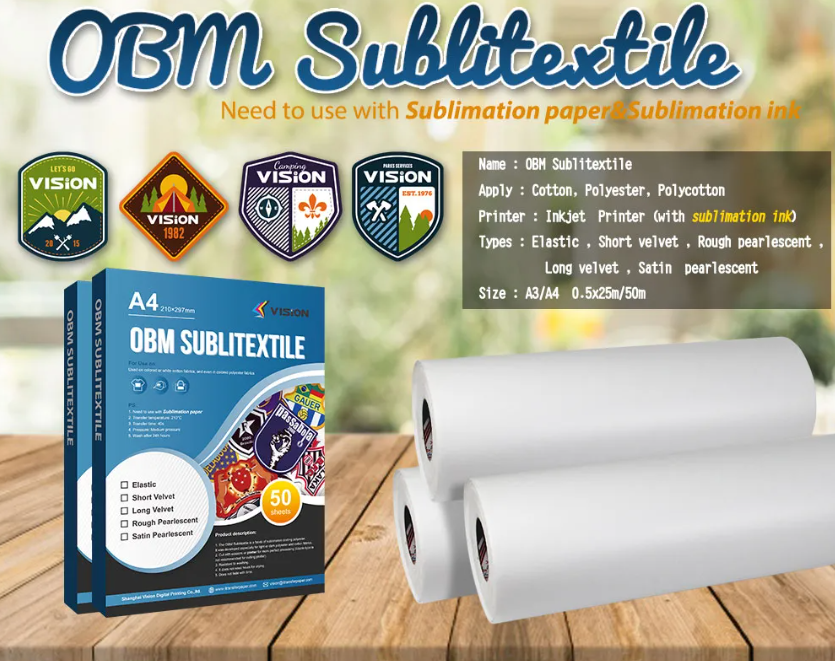 热升华 A3 OBM sublitextile paper on dark cotton t-shirt详情2