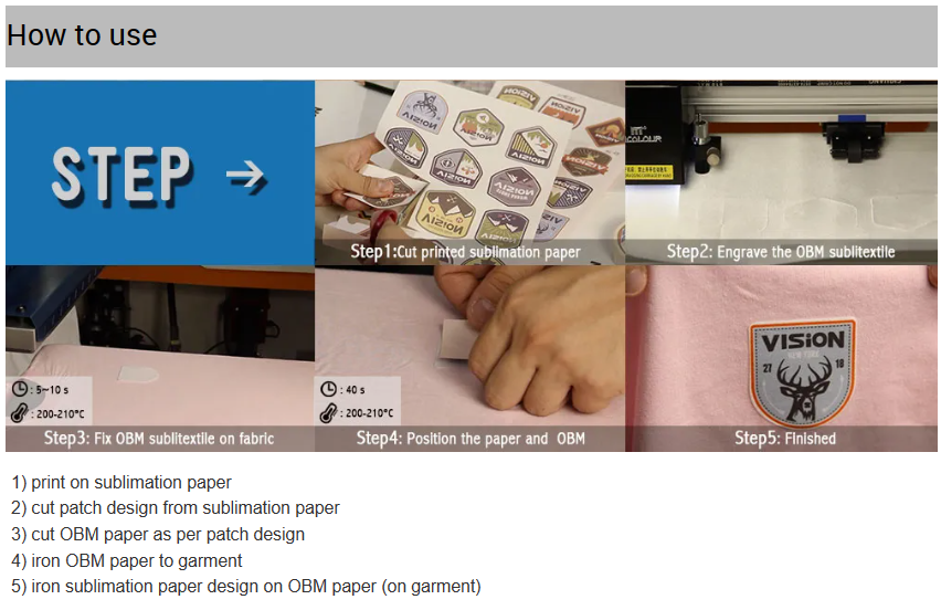 热升华 A3 OBM sublitextile paper on dark cotton t-shirt详情5