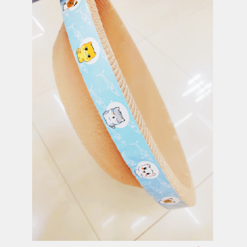 Pet corrugated cat scratching board Cat claw sharpening toy bowl shape cat litter all-in-one large size Cat scratching board 50*12cm Specification drawing