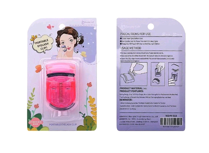 Plastic Eyelash Curler Mini False Eyelash Aids Makeup False Eyelash Aids Portable Eyelash Curler)