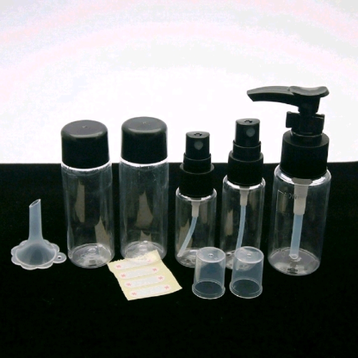 Travel Dispenser Bottle Set Portable Pressure Bottle Spray Bottle Round Cap Bottle) Application Scenario