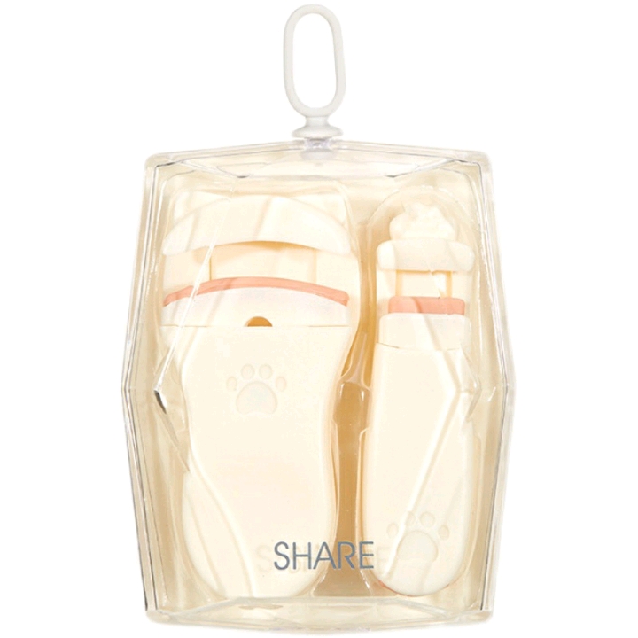 Sherbel Cat Claw Eyelash Curler Combination Box Portable Press Local Wide Angle Eyelash Curler) Specification drawing