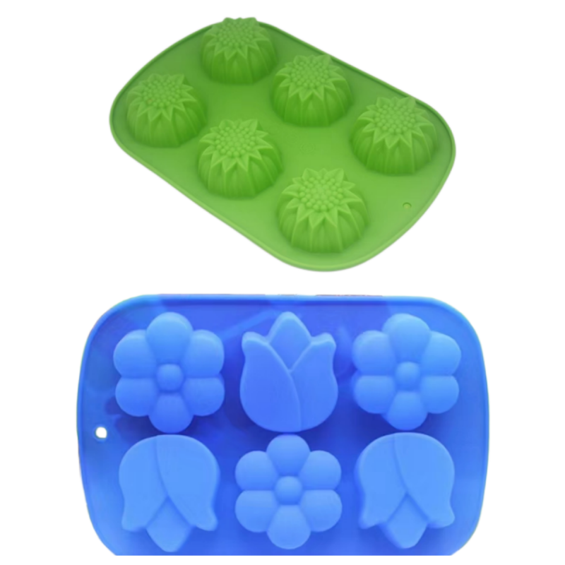 新颖手工皂郁金香硅胶模梅花石膏模DIY蜡烛模菊花香薰模向日葵模详情1