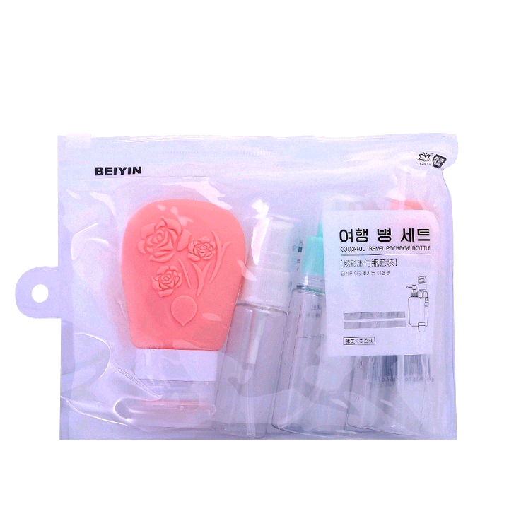 Travel Dispenser Spray Bottle Set Lotion Sample Makeup Spray Bottle Hydrating Cosmetics Empty Bottle Silicone Bottle)